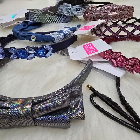 Lot of 9 ✦ Girl’s Headbands ✦ The Children’s Place & Blackheart Assorted Styles - Picture 8 of 13